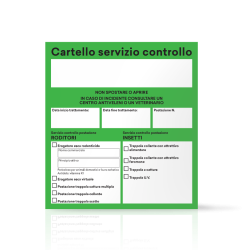 CARTELLO SERVIZIO CONTROLLO VEBI