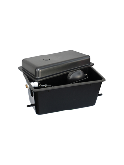 NOVITAL SERBATOIO PLASTICA Lt 8 + GALLEGGIANTE + 2 USCITE Ø mm 10
