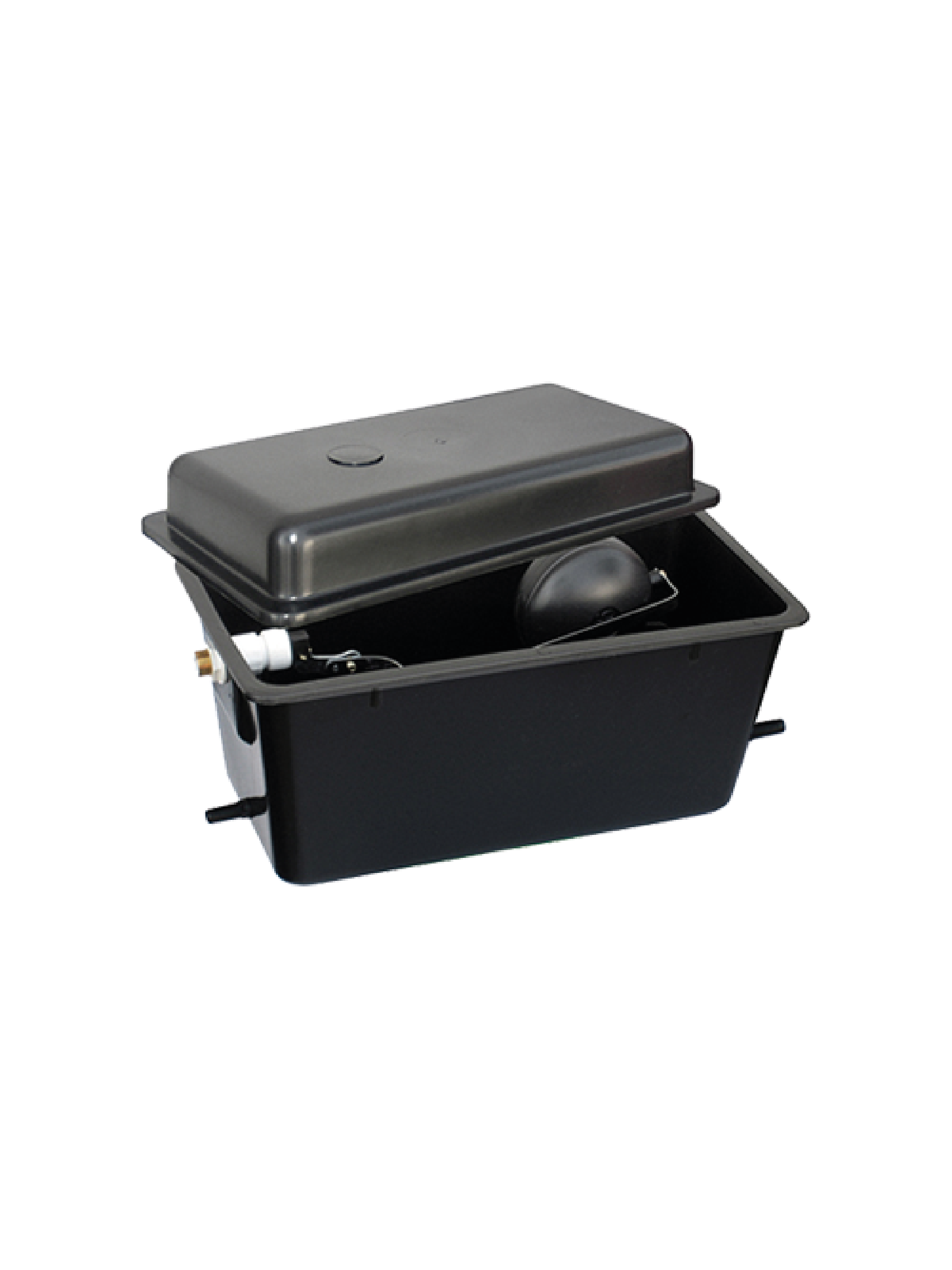 NOVITAL SERBATOIO PLASTICA Lt 8 + GALLEGGIANTE + 2 USCITE Ă mm 10
