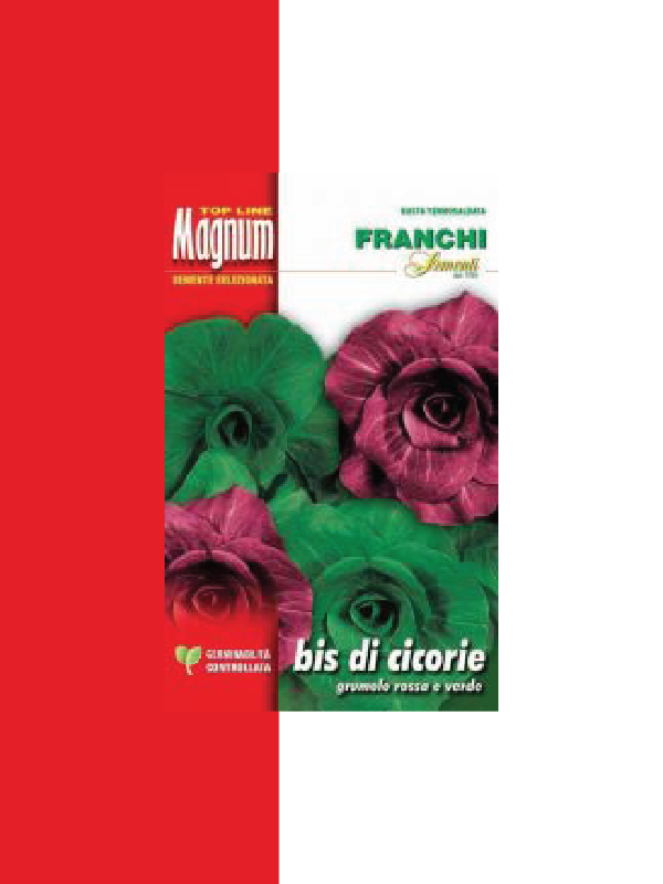 BIS DI CICORIE GRUMOLO ROSSA E VERDE