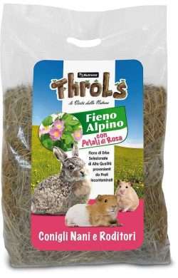 RAGGIO DI SOLE FIENO ALPINO CON PETALI DI ROSA