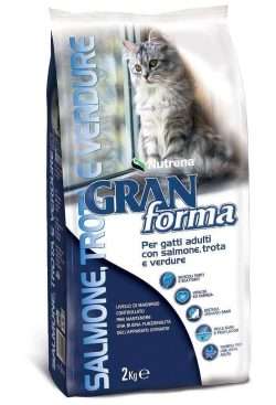 Granforma con salmone, trota e verdure