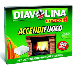 Diavolina Accendifuoco 40 Cubi