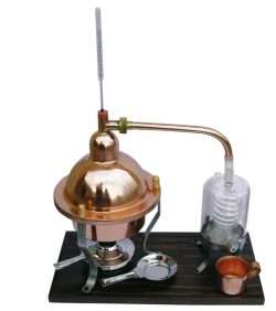 DISTILLATORE IN RAME E VETRO 1L