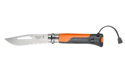 Coltello Opinel Outdoor N. 08 ANTRACITE / ARANCIO