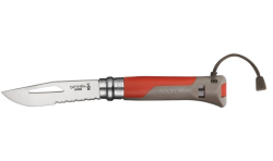 Coltello Opinel Outdoor N. 08 TERRA / ROSSO