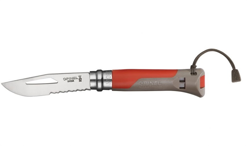 Coltello Opinel Outdoor N. 08 TERRA / ROSSO