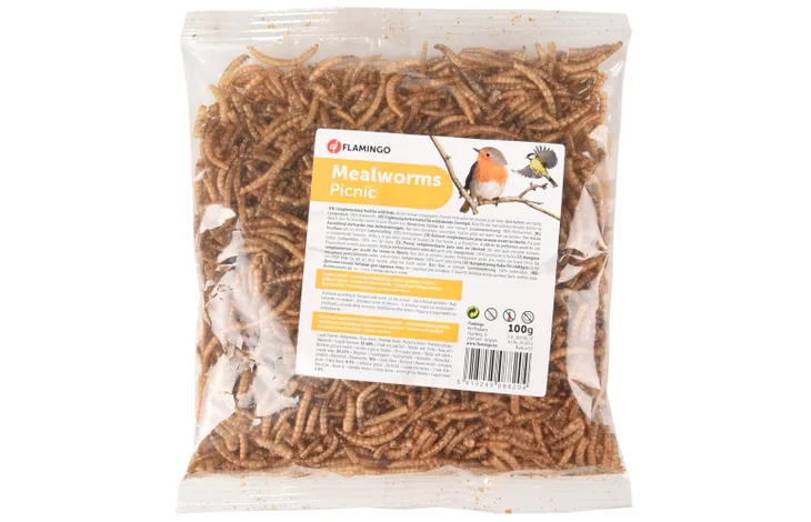 Vermi della Farina Essiccate 100g